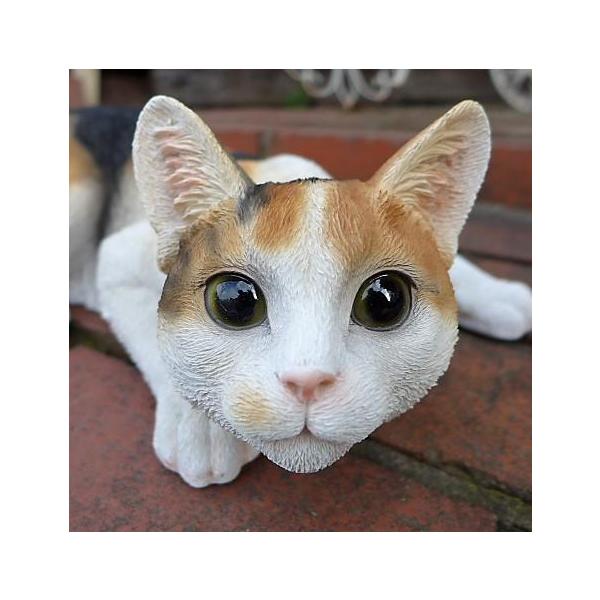 ハミルトンコレクション 猫の置物 パープルキャット 割れ物では