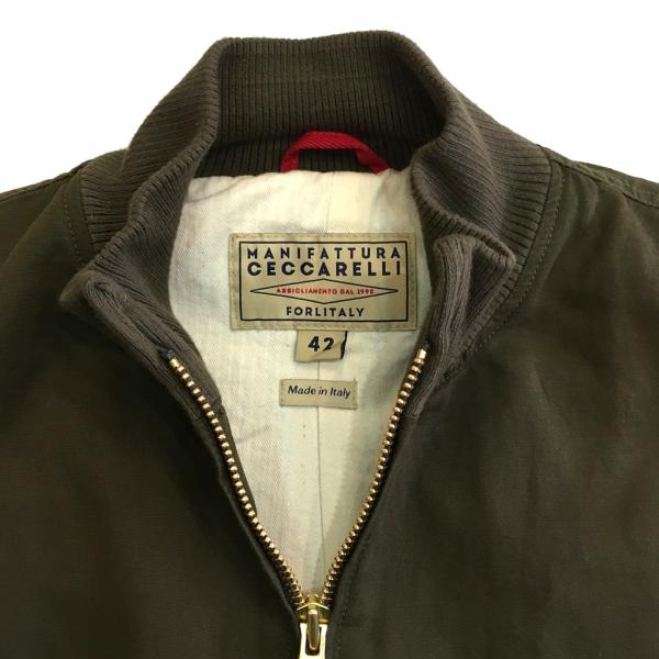 MANIFATTURA CECCARELLI ミリタリージャケット 42 MANIFATTURA