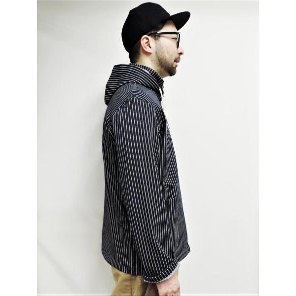 パインコーン PINECONE / ストライプ フーデッド ジャケット STRETCH KNIT STRIPE HOODED JACKET  (インディゴ) INDIGO アメリカ製 /【Buyee】 Buyee - Japanese Proxy Service | Buy from  Japan!