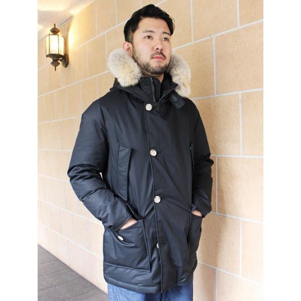 Woolrich laminated cheap cotton parka