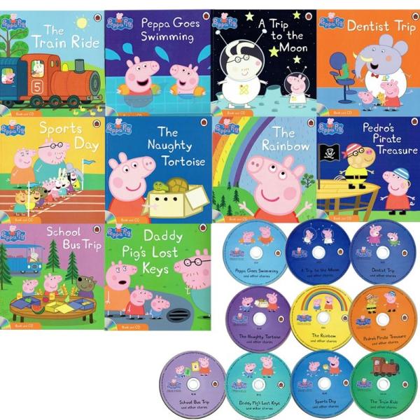 CD付き ペッパピッグ 英語絵本 10冊セット Peppa Pig 聞き流し 読み ...