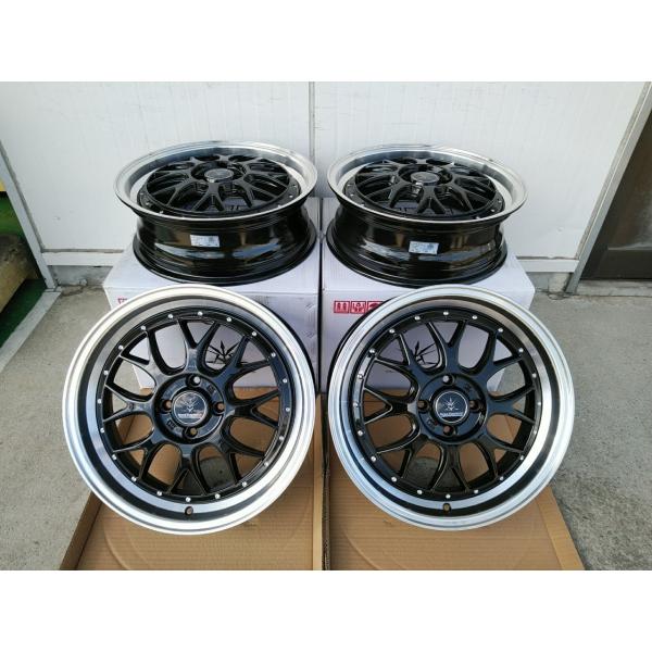 軽自動車用 17インチ タイヤホイール BD00 ＆ NS-2 165/40R17 新品4本