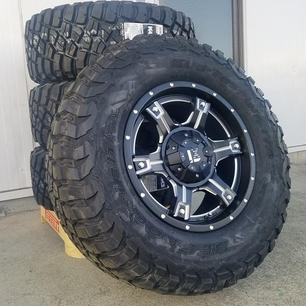 BFグッドリッチ 剥げ 285/70R17 タイヤホイールセット ラングラー用