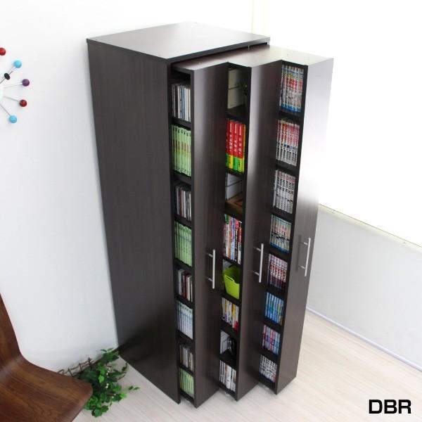 本棚スライドスライド本棚すきま収納隙間収納スリムラック3連ハイ