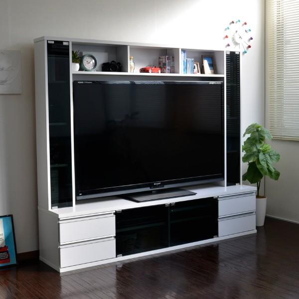 テレビ台 ハイタイプ 壁面家具 リビング壁面収納 60インチ対応 TV台