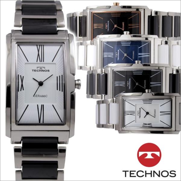 テクノス T9359 セラミックモデル 三針 腕時計 メンズ TECHNOS 正規品 