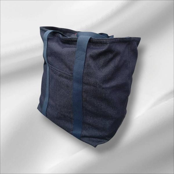 ☆新品☆　剣道　防具袋　トート型　デニム メッシュ付きデニムトートバッグ 防具袋 – BUSHIZO