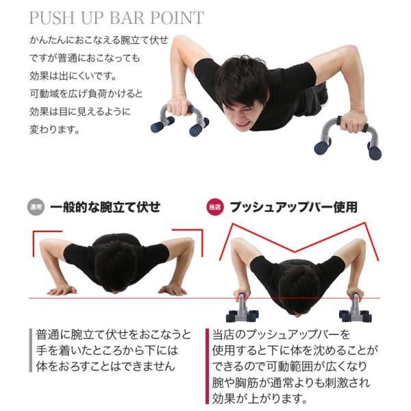 プッシュアップバー 腕立て伏せ 筋トレ 腕立て トレーニング プッシュ