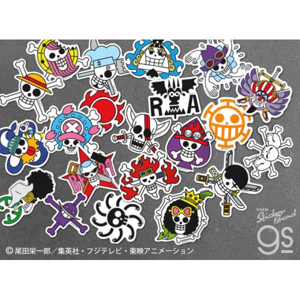ワンピースステッカー ルフィ海賊旗 ダイカットステッカー ONE