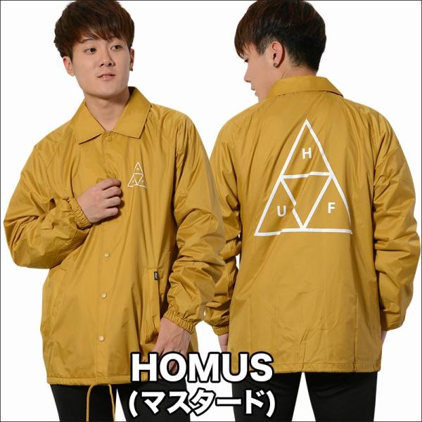 HUF ハフ コーチジャケット ジャケット メンズ ストリート 裏地付き