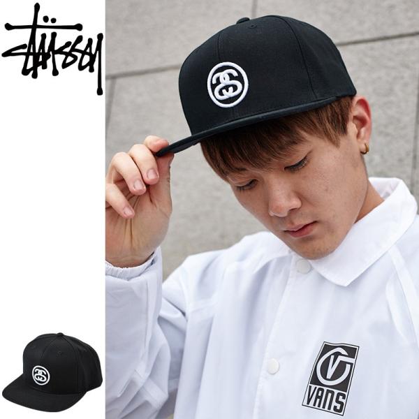 STUSSY ステューシー キャップ SS-Link SP18 Cap メンズ スナップ