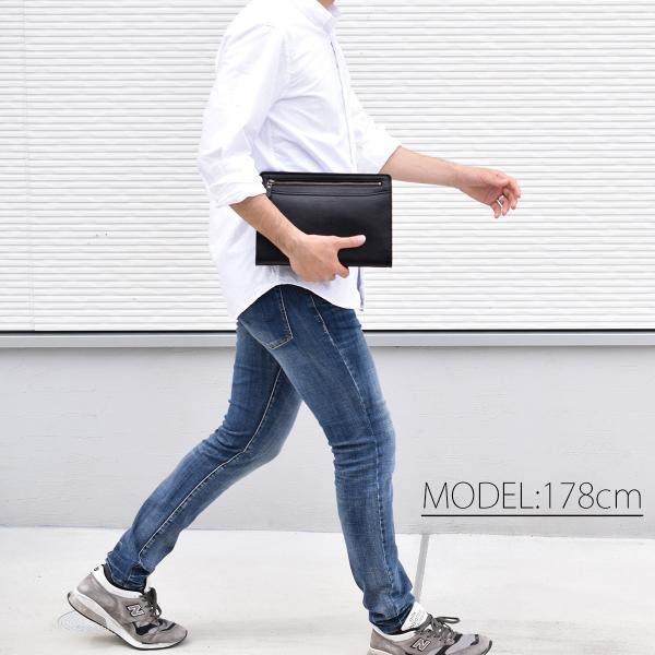 セカンドバッグ メンズ 本革 日本製 クラッチ 男性用 レザー バック