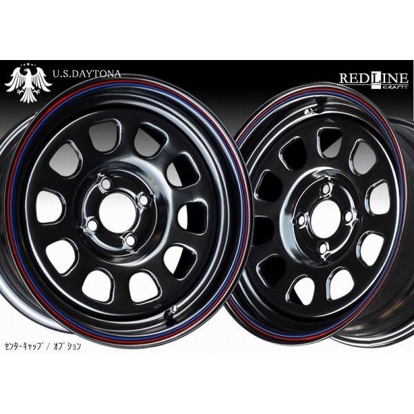 U.S.Daytona デイトナ 15x7.0J オフセット+20 PCD100 ブラック色