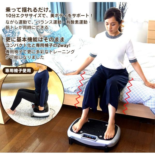 ダイエット器具 運動器具 振動 振動マシン New ライフフィット