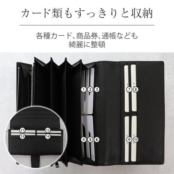 長財布 小銭4分割 レディース 小銭が出しやすい財布 やりくり