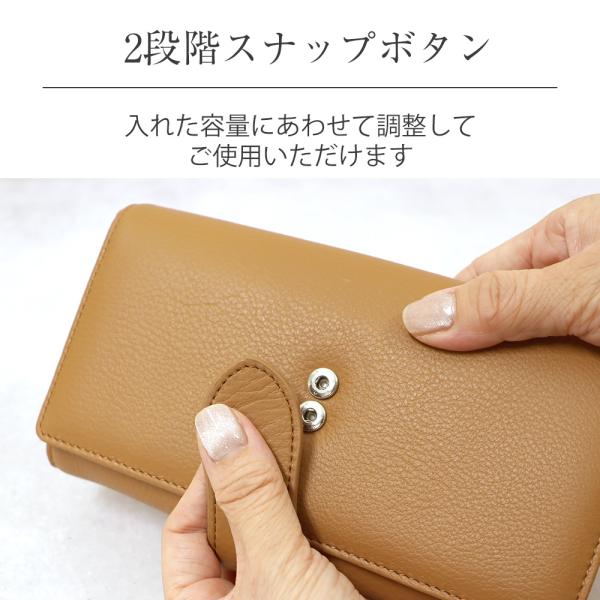 長財布 小銭4分割 レディース 小銭が出しやすい財布 やりくり
