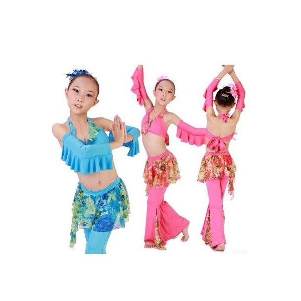 ベリーダンス衣装　子供用　バーヌローサ 楽天市場】キッズベリーダンスセット 子供用 ベリーダンス衣装