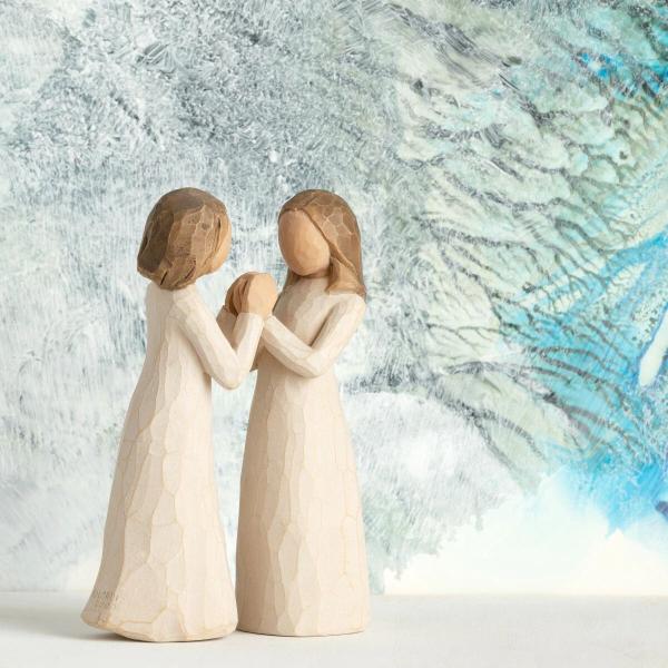 ウィローツリー彫像姉妹の絆高さ13cm Willow Tree Sisters by Heart