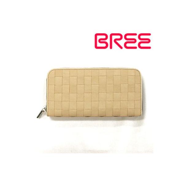 良品 1935 BREE 長財布 ラウンドファスナー ブラウン レザー 良品 1935 BREE 長財布 ラウンドファスナー ブラウン レザー