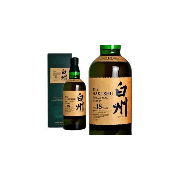 サントリー白州18年43％ 700ml 箱入り逆輸入品（シングルモルト