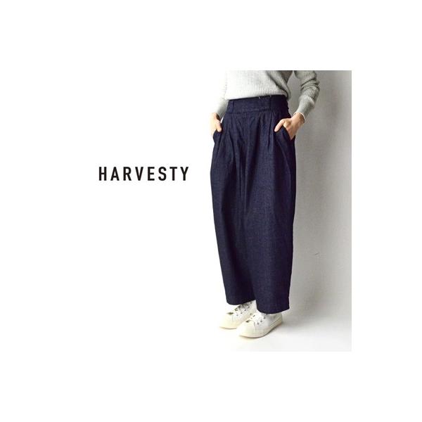 ハーベスティ HARVESTY DENIM WIDE EGG PANTS デニムワイドエッグ