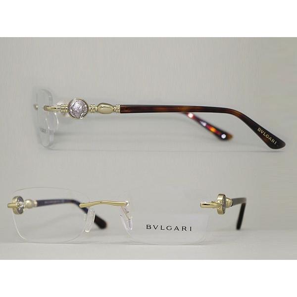 BVLGARI ブルガリ メガネフレーム ブランド 縁無し フチなし 2137-278 