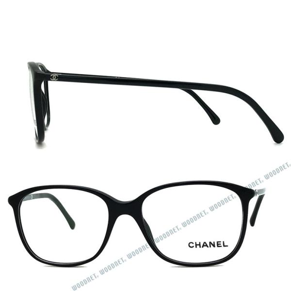 CHANEL シャネル メガネフレーム ブランド 眼鏡 ブラック 0CH