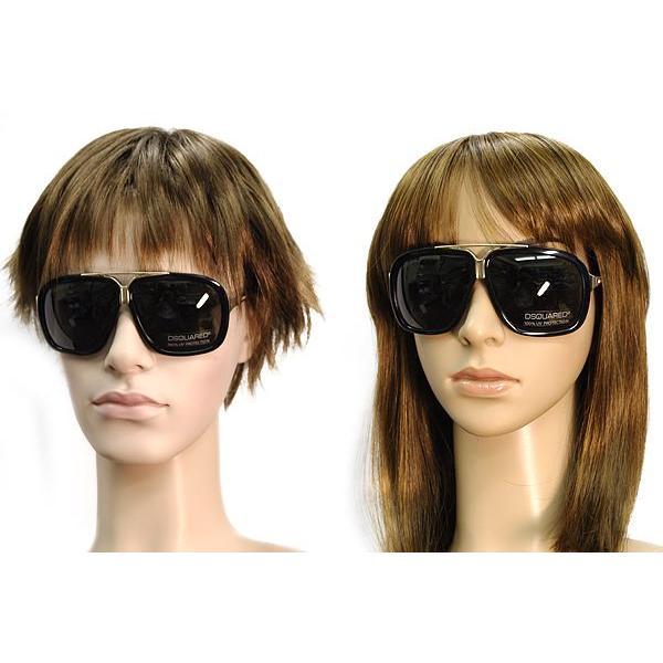 DSQUARED2 ディースクエアード サングラス 0030-01A ブラック