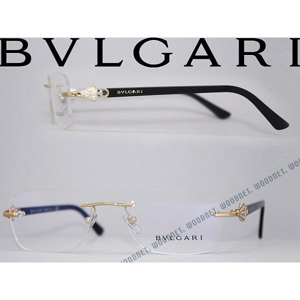 BVLGARI ブルガリ メガネフレーム ブランド 縁無し フチなし 2169B-376 ゴールド /【Buyee】