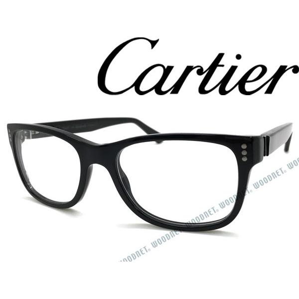 Cartier カルティエ メガネフレーム ブランド ブラック CHET-T8100895