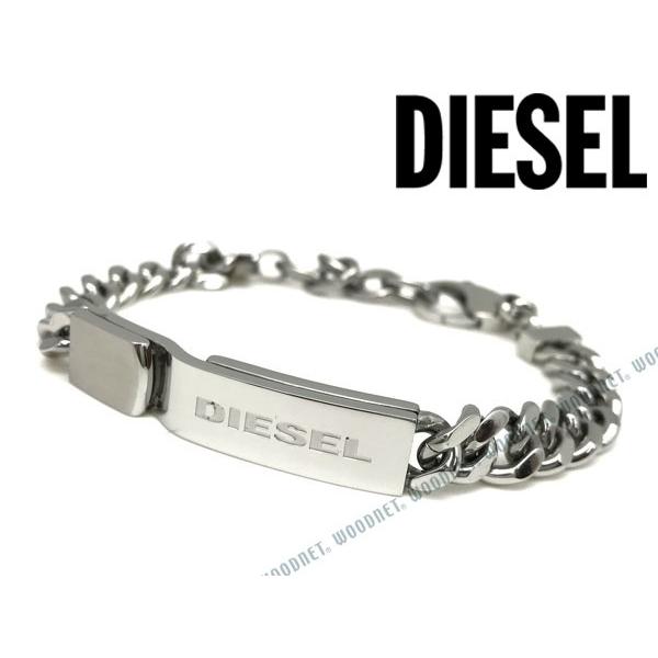 DIESEL ディーゼル シルバー ブレスレット DX0966040 /【Buyee