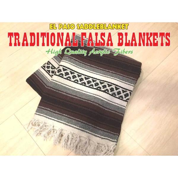 エルパソ サドルブランケット El Paso SADDLEBLANKET トラディショナル ファルサブランケット (ブラウン) 142cm×188cm  ネイティブ柄 ラグ キャンプ /【Buyee】 Buyee - Japanese Proxy Service | Buy from Japan!