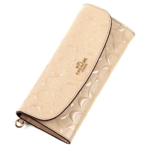 コーチ 長財布 アウトレット COACH F23397 IMLH4 ベージュ新作 