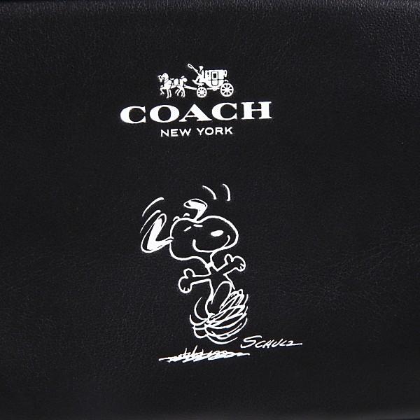 COACHコーチバッグ アウトレット 斜めがけ スヌーピー レザー クロス