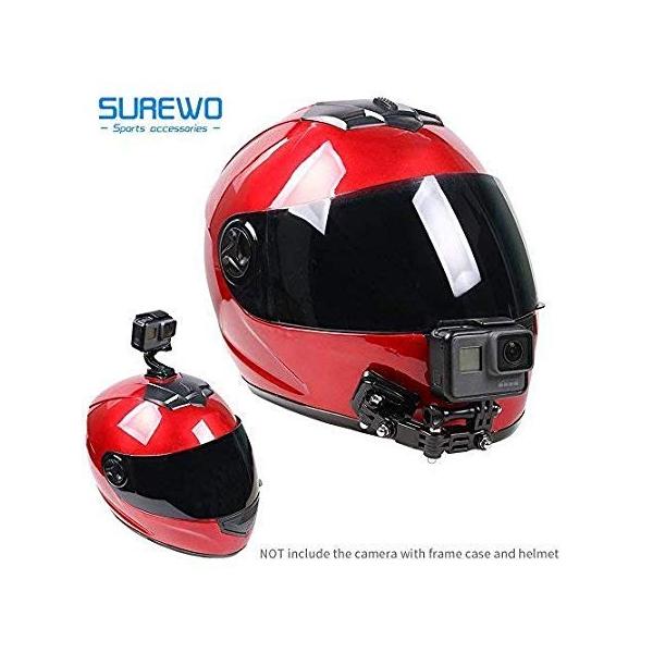 SUREWO ヘルメット カメラ マウント [ GoPro Hero 対応 ] 日本語説明