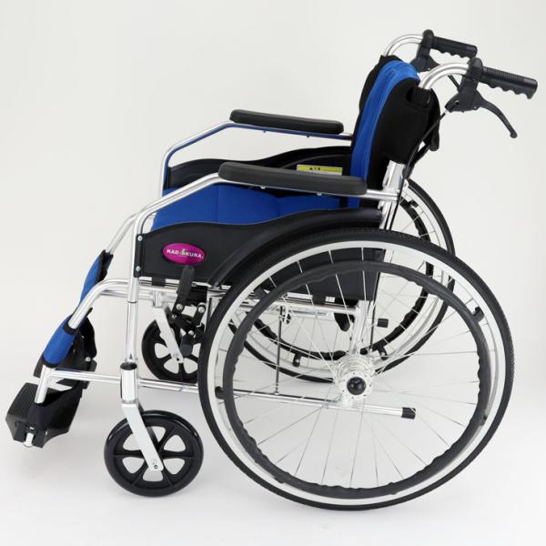 車イス 車椅子　軽量 コンパクト 自走用　A101-DBAPPカドクラ Lサイズ 車椅子 車いす 車イス 軽量 コンパクト 自走用 Proシリーズチャップス