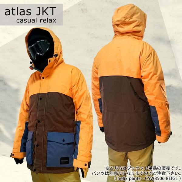 スノーボード スノボー ウェア メンズ レディース スリム 細身 ジャケット 上 crossover クロスオーバー atlas jacket  CSW0505 無地 切り替え /【Buyee】 Buyee - Japanese Proxy Service | Buy from Japan!