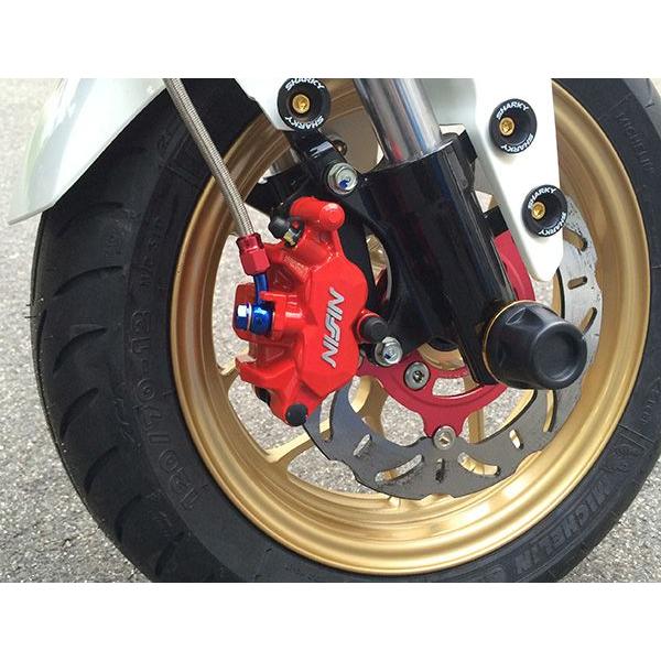 GROM/グロム MSX125 NSR50 NS-1 NISSIN製・ニッシン 2POTキャリパー赤