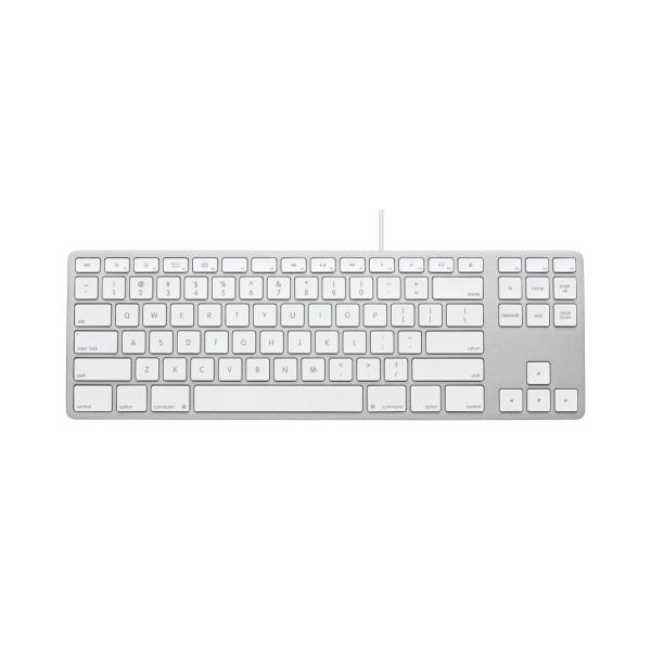 Matias Wired Aluminum Tenkeyless Keyboard for Mac - Silver 英語