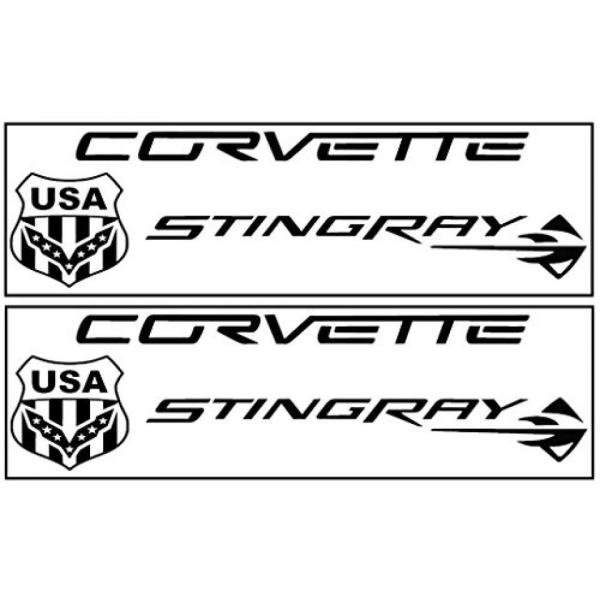 全国配送料無料！コルベット スティングレイ米国旗・ エンブレム