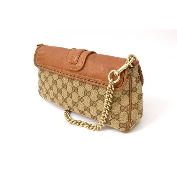 本物 GUCCI グッチ 257032 マラケシュ GGキャンバス 2WAY チェーン 
