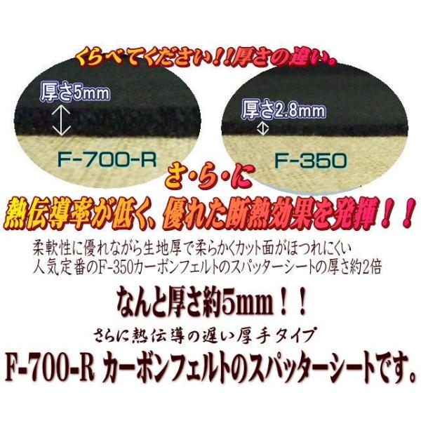 カーボンフェルト F-700 不燃スパッタシート カット売り 1m単位 厚さ5ｍｍ 生地幅100cm 耐炎繊維フェルト 日本製（不燃布 バーナーシート  焚き火シート） /【Buyee】