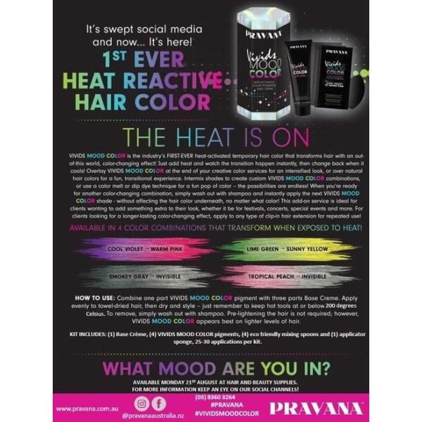 温度で色が変わる】Pravanaビビッドムードヘアカラー