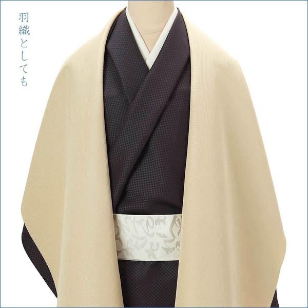 紳士着物反物正絹天蚕糸（てんさんし） 伊と幸あずさ縮緬日本の絹 