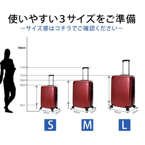 SWISSWIN スーツケース キャリーバッグ キャリーケース 軽量 機内持ち