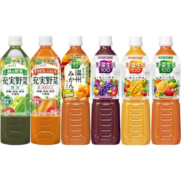 充実野菜＆野菜生活 緑の野菜セット 野菜ジュース ペットボトル 6種12本セット /【Buyee】 Buyee - Japanese Proxy  Service | Buy from Japan!