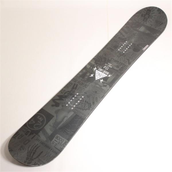 15-16 DEATHLABEL Black Flag サイズ154cm 【中古】スノーボード 板 