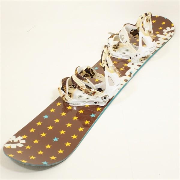 FANATIC×BURTON 2点セット サイズ141cm 【中古】スノーボード2点セット