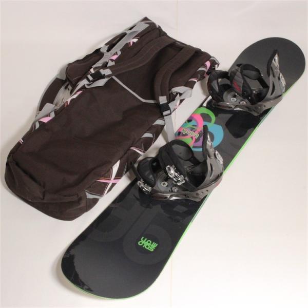 SALOMON Lark/BURTON Mission 2点セット ボードケース付 143cm 【中古