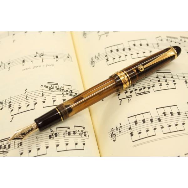 PILOT 万年筆 カスタム823 透明ブラウン FKK-3MRP-BN ペン種:各種《F